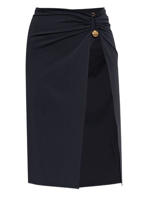 Versace Safety Pin beach cover-up - Black
