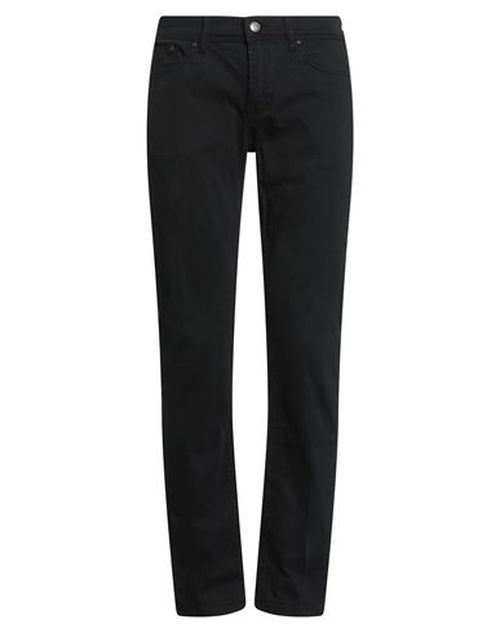 Man Pants Black Size 29 Cotton, Elastane