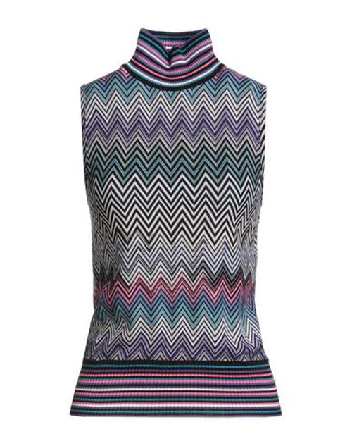 Woman Turtleneck Azure Size 4 Wool