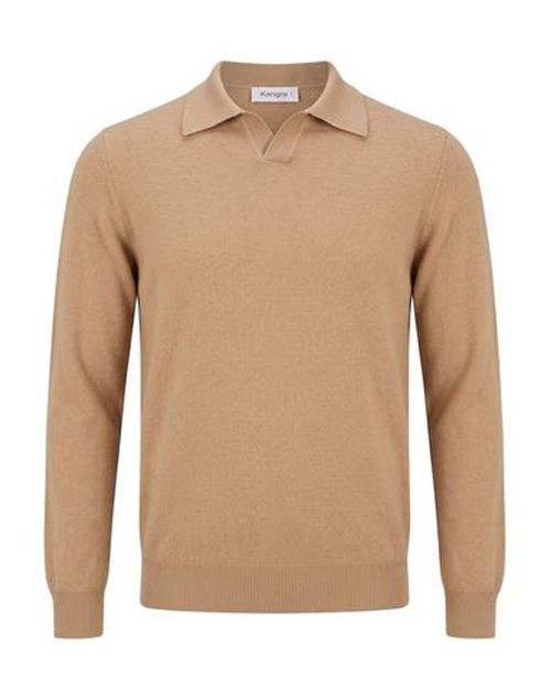 Man Sweater Sand Size 38 Wool