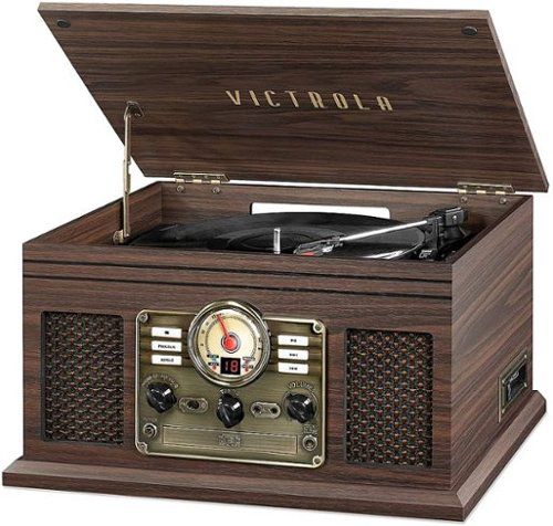 Victrola Bluetooth Stereo Audio System - Espresso