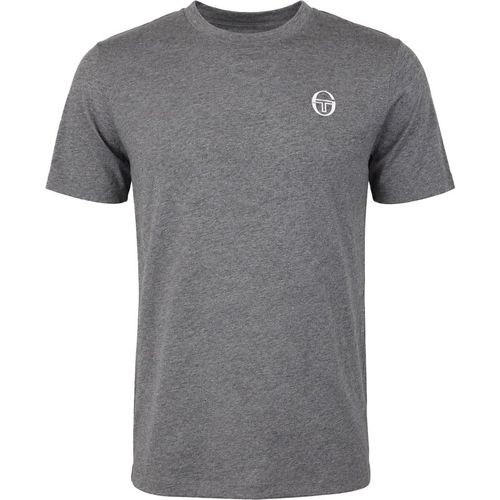 Sergio Tacchini Logo Mens Grey T-Shirt - X-Sma