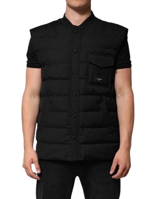 Puffer Vest Vest — Black