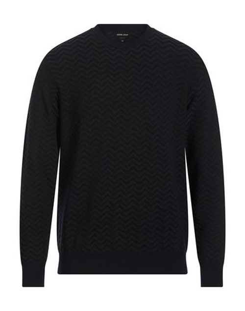 Man Sweater Midnight blue Size 40 Virgin Wool, Polyamide, Polyester, Elastane