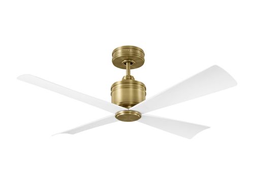 Hand Rubbed Antique Brass 44" Ceiling Fan from the Launceton 44 Collection