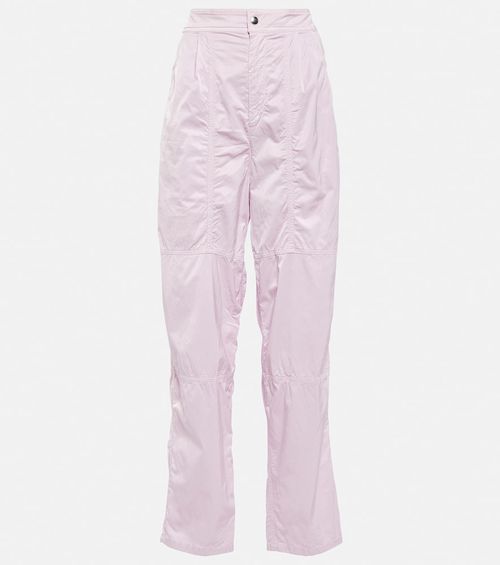 Low-rise straight pants