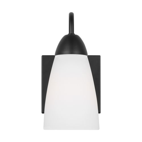 Midnight Black Wall Bathroom Bathroom Vanity Light Sconce from the Seville Collection