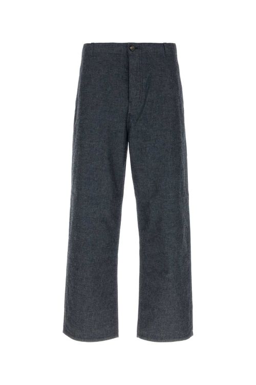 Wool-Blend Trousers — Gray