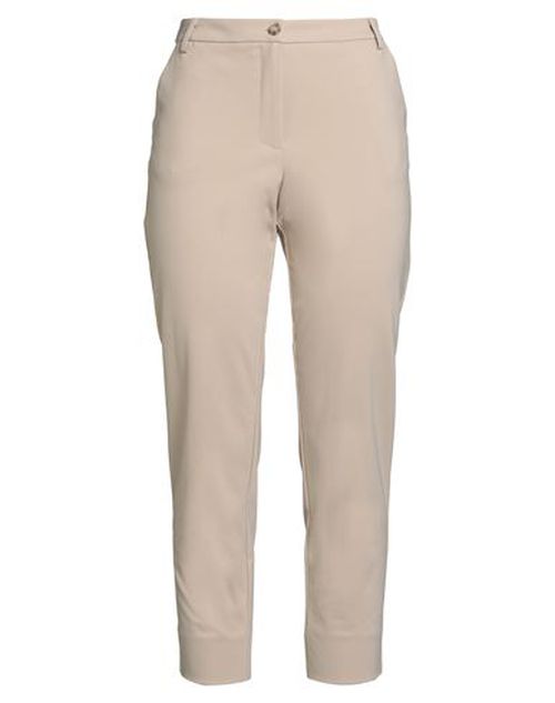 Woman Pants Beige Size L Cotton, Polyamide, Elastane
