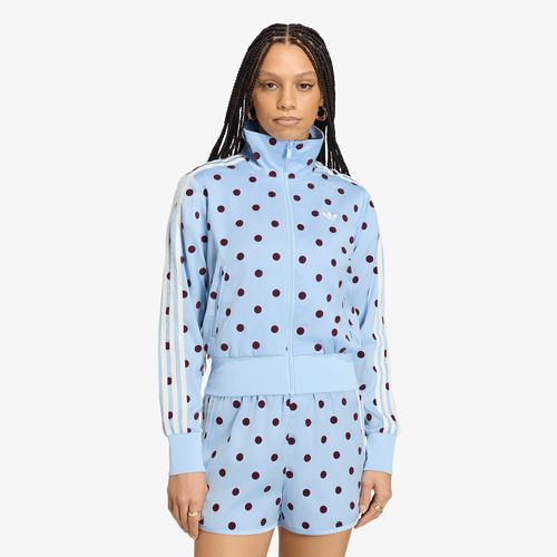 Jacket adidas Satin Polka Dots Tt Track Top Clear Sky