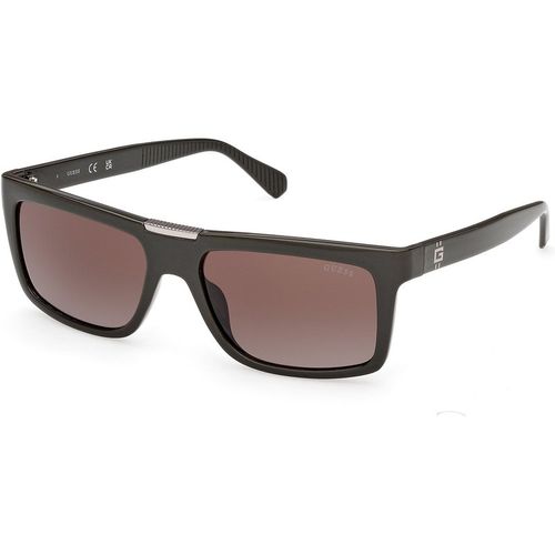Guess Hombre Guess GU00274 96F Gafas de sol Inyectado Verde Marrón Cuadrada Norma