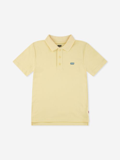 Levi's Kids Wear Boys Back Neck Tape Polo Shirt in Yellow 10 Yrs