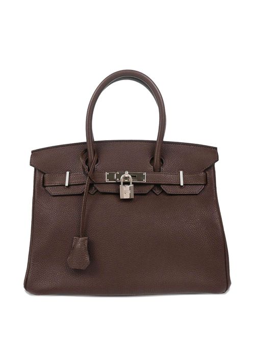 2010 Birkin 30 leather tote bag - Brown