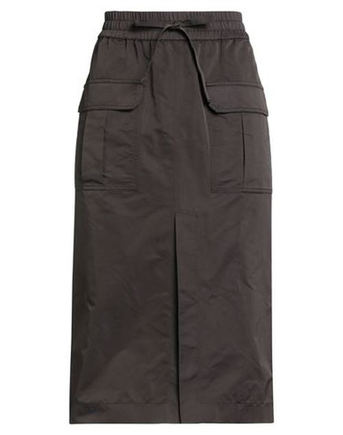 P. a.r. o.s. h. Woman Midi skirt Dark brown Size S Polyester