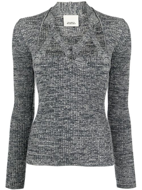 ISABEL MARANT Gebreide top - Grijs