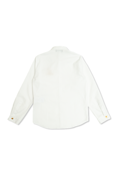Versace Kids Shirt With Logo, Unisex, White