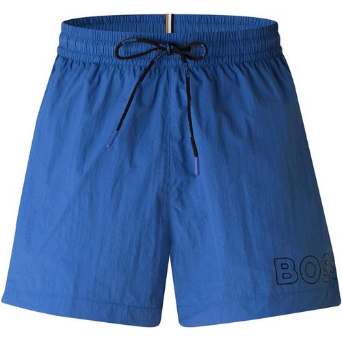 Boss Mens Mooneye Swim Shorts in Bright Blue - X-Large