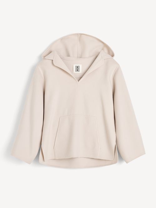 Marguerite hooded wool sweater