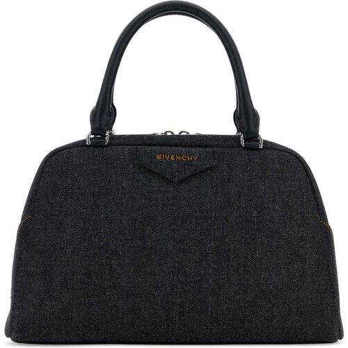 Givenchy Dark Blue Denim Antigona East West Handbag