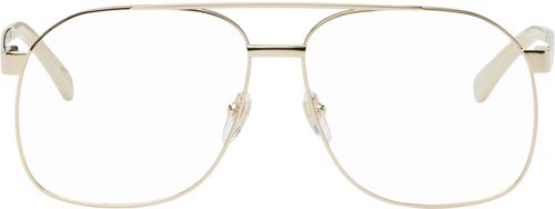 Gucci Gold Aviator Glasses