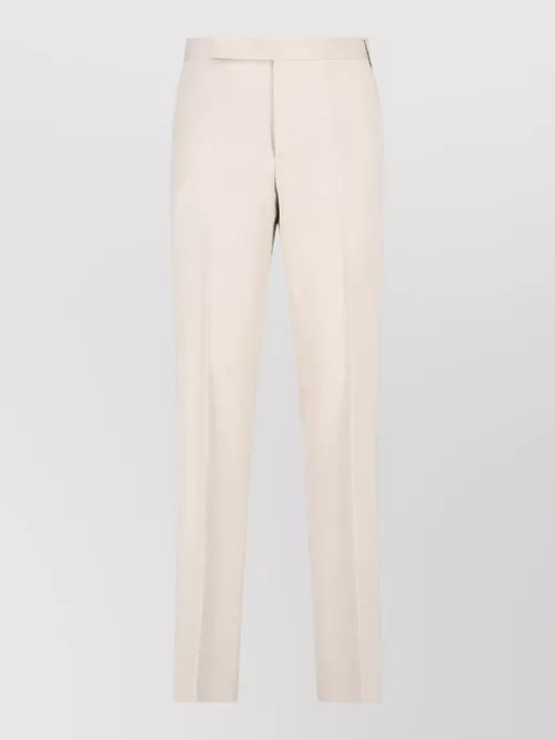 Lardini - straight trousers belt loops side pocket