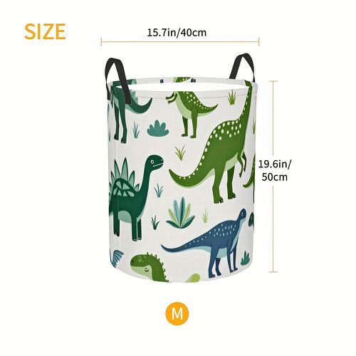 TEMU , Dinosaur Laundry Basket Laundry Hamper, Cute Hamper Storage Bin Handles For Dinosaur Room Decor, Laundry Basket