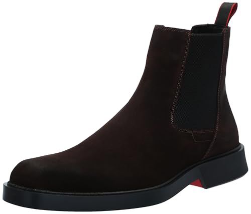 HUGO Brushed Suede Slip On Chelsea Boot