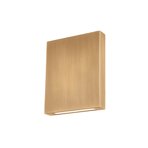 Patina Brass LED Outdoor Wall Sconce from the Thayne Collection