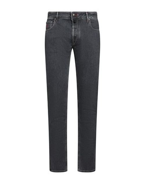 Man Jeans Black Size 31 Cotton, Elastomultiester, Elastane