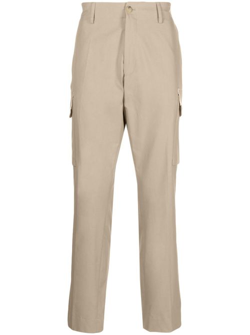 Straight-leg cargo trousers - Neutrals