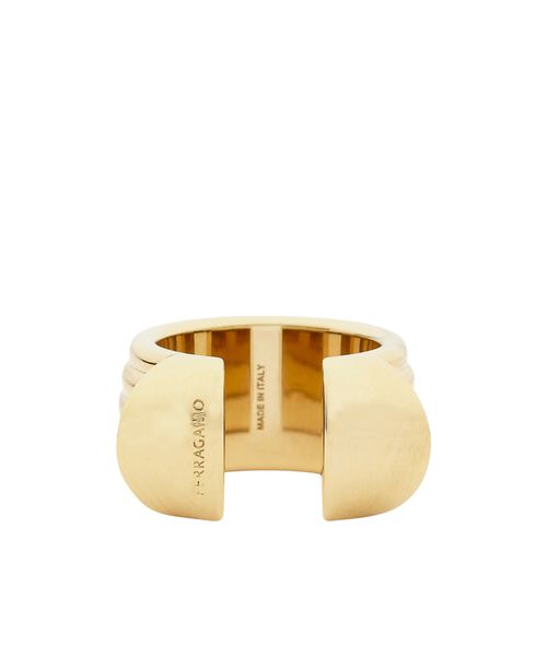 Gancini logo ring