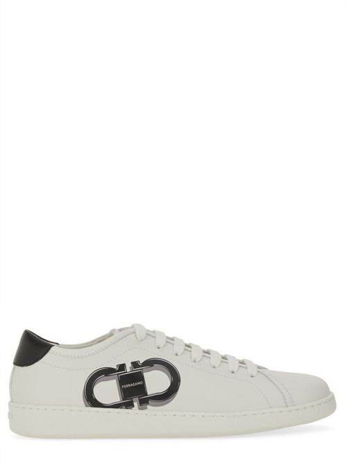 LEATHER "DOUBLE GANCINI" SNEAKER