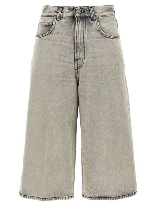 Belle Pearl Grey Bermuda Shorts