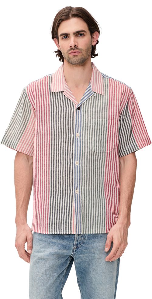 Ronen Handloom Striped Shirt Multi