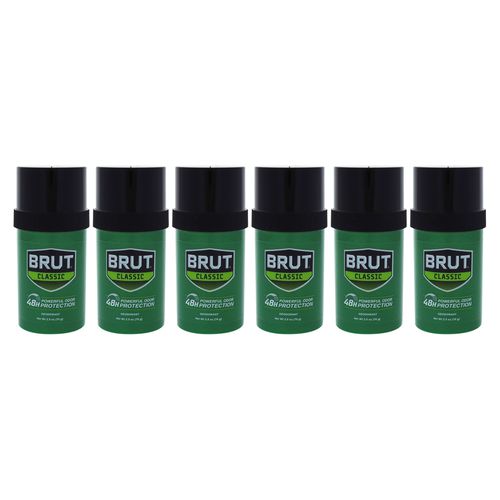 Brut by for Men - 2.5 oz Deodorant Stick - Pack of 6