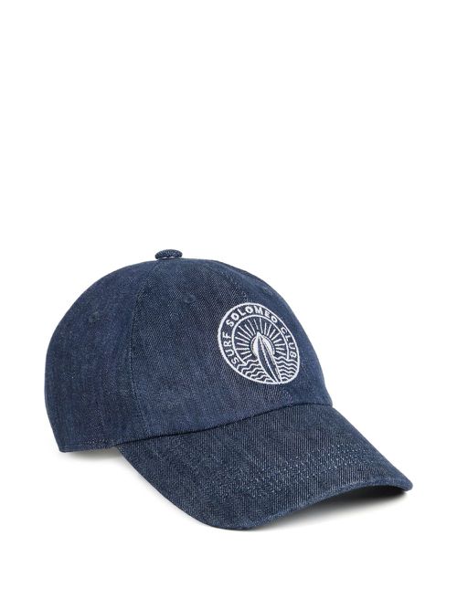 Brunello Cucinelli Kids logo-embroidered cap - Blue