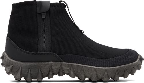 Black Snowclog Mid High Top Sneakers