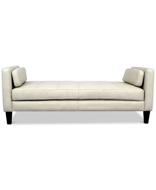 Pezley Leather Daybed, Created for Cream