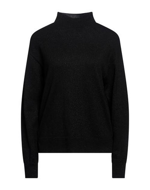 Woman Turtleneck Black Size XL Polyamide, Viscose, Wool, Metallic fiber, Cashmere