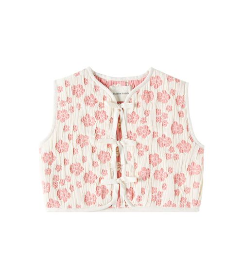 Leontis floral cotton vest