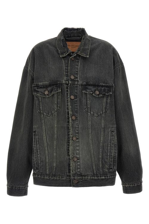Denim Jacket With Used Effect