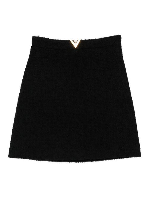 Vlogo Signature Wool Skirt