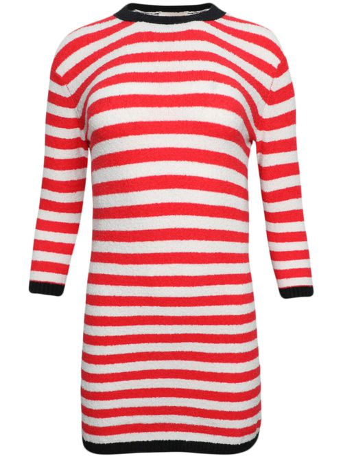 Robe Cam striped dress - Red