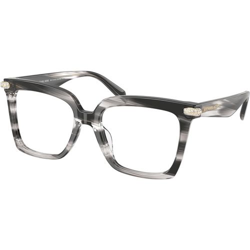 Michael Kors Mujer Michael Kors MK4191BU EXUMAS 4034 Monturas ópticas Acetato Negro Transparente Cuadrada Norma