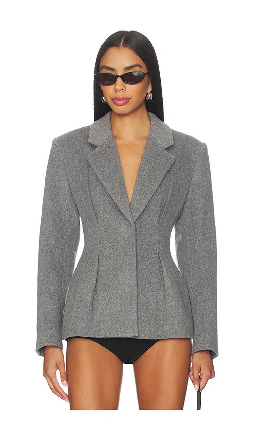 Rue sophie trenton blazer en color charcoal XL también en L, M