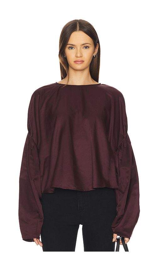 Citizens of Humanity Anika Top in Burgundy in Purple. XL also in L, M