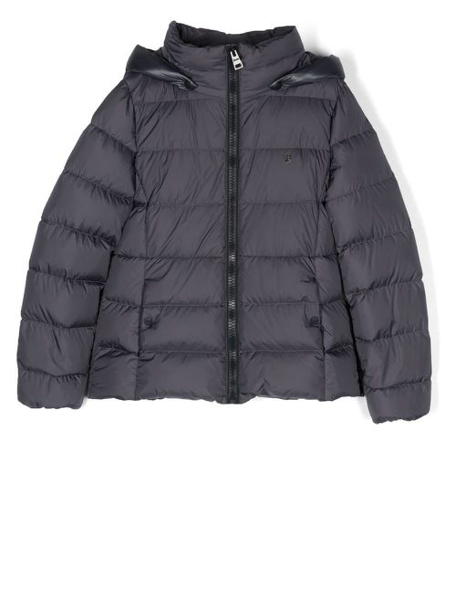Hooded puffer jacket - Blue