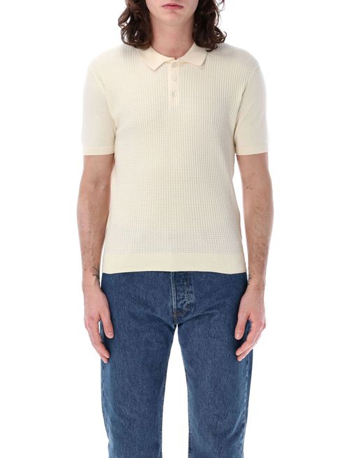 Waffle Polo Shirt