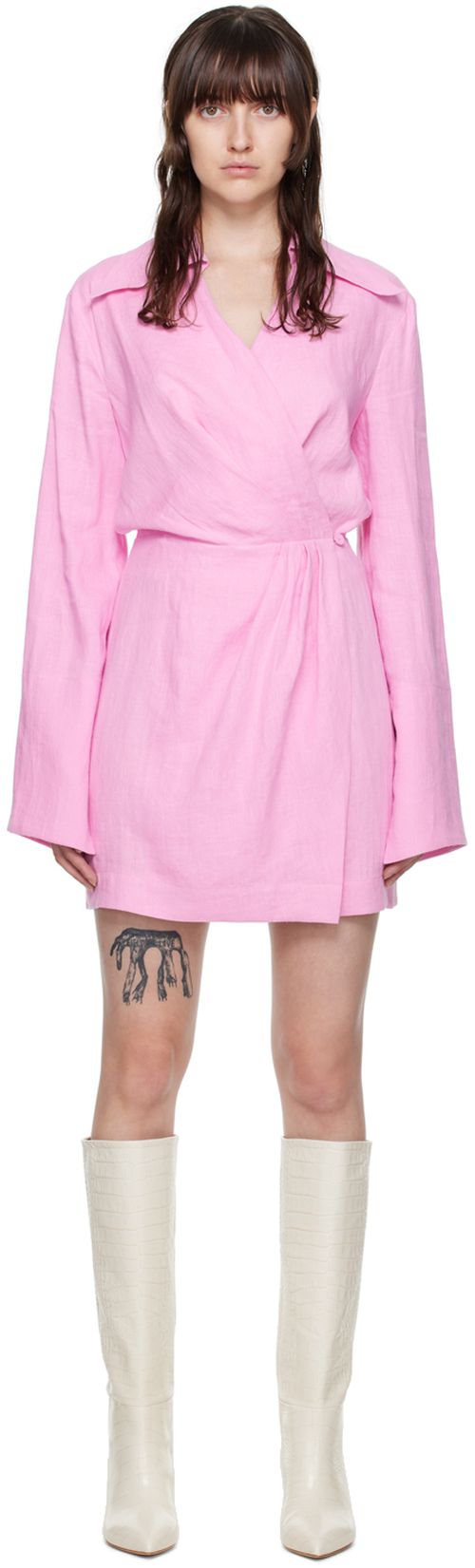 Pink Esma mini dress