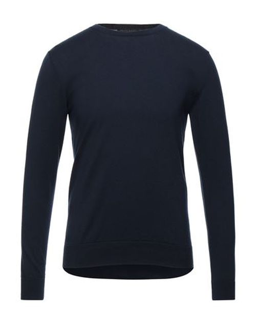 Man Sweater Midnight blue Size S Cotton